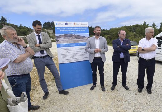 A Xunta executará o proxecto de restauración da explotación mineira de Monte Neme cun investimento dun millón de euros